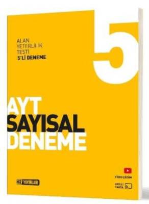 Hız Yayınları AYT Sayısal 5 Li Genel Deneme - 1
