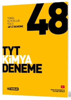 Hız Yayınları TYT 48 Li Kimya Deneme - 1