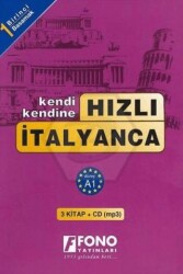 Hızlı İtalyanca 1. Basamak 3 Kitap - Seslendirmeli - Fono Yayınları