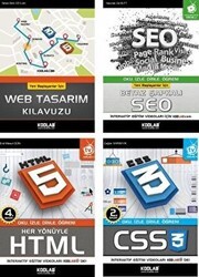 Hızlı ve Kolay Web Tasarım Seti 2 4 Kitap Takım - Kodlab Yayın Dağıtım