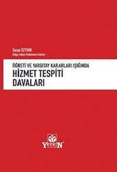 Hizmet Tespiti Davaları - Yetkin Yayınları