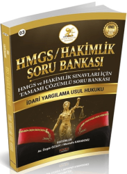 HMGS - HAKİMLİK İdari Yargılama Hukuku Soru Bankası - Savaş Yayınevi