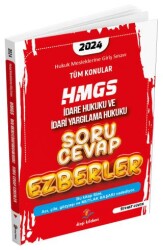 HMGS İdare Hukuku ve İdari Yargılama Hukuku Soru Cevap Ezberler - Dizgi Kitap