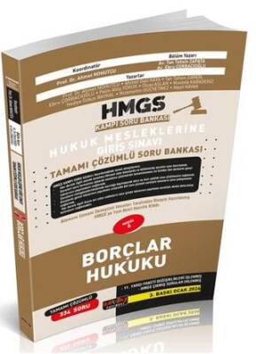 HMGS Kampı Borçlar Hukuku Soru Bankası - 1