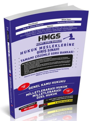 HMGS Kampı Genel Kamu Hukuku, Milletlerarası Hukuk Soru Bankası - 1