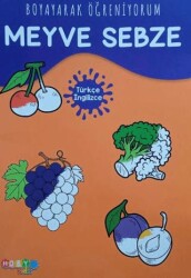 Hoby Kidss Boyayarak Öğreniyorum Meyve- Sebze - Hobby Kids