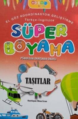 Hoby Kidss Süper Boyama- Taşıtlar - 1