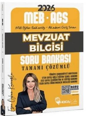 2026 MEB AGS Mevzuat Bilgisi Soru Bankası - 1
