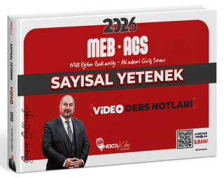 2026 MEB-AGS Sayısal Yetenek Video Ders Notları - 1