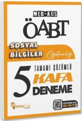 ÖABT MEB-AGS Sosyal Bilgiler Öğretmenliği 5 Kafa Deneme Çözümlü - Hoca Kafası Yayınları