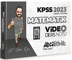 HocaWebde Yayınları 2023 KPSS Matematik Video Ders Notu - HocaWebde Yayınları