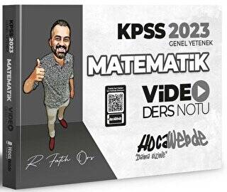HocaWebde Yayınları 2023 KPSS Matematik Video Ders Notu