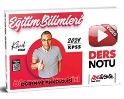 HocaWebde Yayınları 2024 KPSS Eğitim Bilimleri Öğrenme Psikolojisi Video Ders Notu - 1