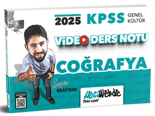 HocaWebde Yayınları 2025 KPSS GK Coğrafya Video Ders Notu - 1