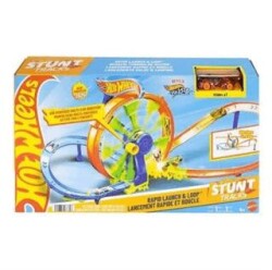 Hot Wheels Hızlı Fırlatma Ve Döngü Parkuru Oyun Seti Jbx65 - Hot Wheels