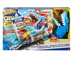 Hot Wheels Köpek Balığından Kaçış Oyun Seti HDP06 - Hot Wheels