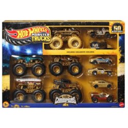Hot Wheels Monster Trucks Bigfoot Trophy Şampiyonları Araba Ve Kamyon Çoklu Arabalar - Hot Wheels