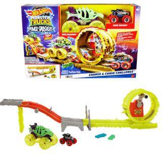 Hot Wheels Monster Trucks Power Smashers Oyun Seti Hxt05 - 1