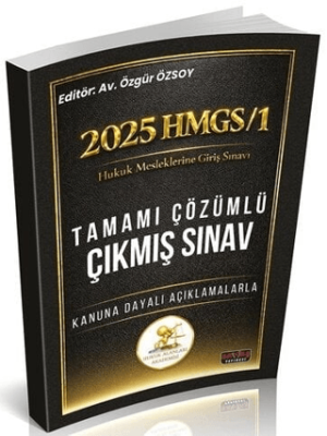 HUKAL 2025 HMGS Çıkmış Soruları Çözümlü - 1