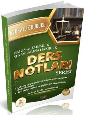 HUKAL HMGS - Hakimlik Avukatlık Hukuku Ders Notları - 1