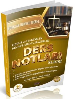 HUKAL HMGS - Hakimlik Borçlar Hukuku Genel Hükümler Ders Notları - 1
