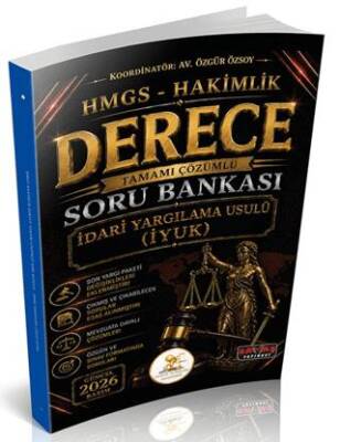 HUKAL HMGS-Hakimlik Derece İdari Yargılama Hukuku Soru Bankası - 1