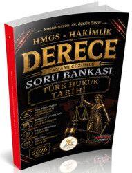 HUKAL HMGS - Hakimlik Derece Türk Hukuk Tarihi Soru Bankası - Savaş Yayınevi