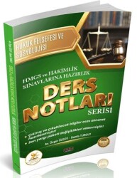 HUKAL HMGS - Hakimlik Hukuk Felsefesi ve Sosyolojisi Ders Notları - Savaş Yayınevi