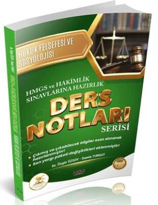HUKAL HMGS - Hakimlik Hukuk Felsefesi ve Sosyolojisi Ders Notları - 1