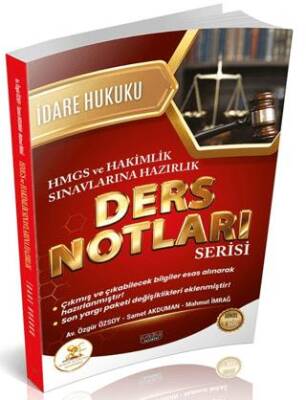 HUKAL HMGS - Hakimlik İdare Hukuku Ders Notları - 1