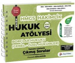 Hukuk Atölyesi HMGS Hakimlik Borçlar Hukuku Genel Özel Hükümler Çıkmış Sorular Çözümlü - Dizgi Kitap