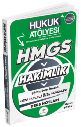 Hukuk Atölyesi HMGS Hakimlik Ceza Hukuku Özel Hükümler Ders Notları - Dizgi Kitap