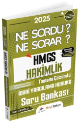 Hukuk Atölyesi HMGS Hakimlik İdari Yargılama Hukuku Ne Sordu Ne Sorar Soru Bankası Çözümlü - Dizgi Kitap