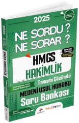 Hukuk Atölyesi HMGS Hakimlik Medeni Usul Hukuku Ne Sordu Ne Sorar Soru Bankası Çözümlü - Dizgi Kitap