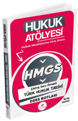 Hukuk Atölyesi HMGS Hakimlik Türk Hukuk Tarihi Ders Notları - Dizgi Kitap