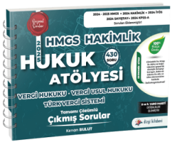Hukuk Atölyesi HMGS Hakimlik Vergi, Vergi Usul Hukuku, Türk Vergi Sistemi Çıkmış Sorular Çözümlü - Dizgi Kitap