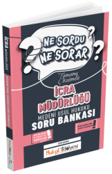 Hukuk Atölyesi İcra Müdürlüğü Medeni Usul Hukuku Ne Sordu Ne Sorar Soru Bankası Çözümlü - Dizgi Kitap