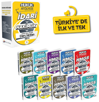Hukuk Atölyesi İdari Hakimlik Ders Notları Modüler Set - 1