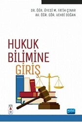 Hukuk Bilimine Giriş - Nobel Akademik Yayıncılık