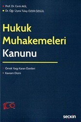 Hukuk Muhakemeleri Kanunu - Seçkin Yayıncılık