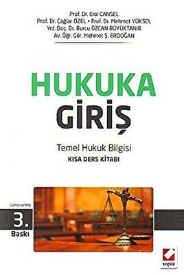 Hukuka Giriş Kısa Ders Kitabı - 1