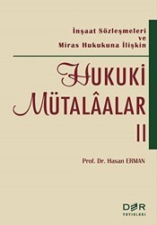 Hukuki Mütalaalar 2 - Der Yayınları