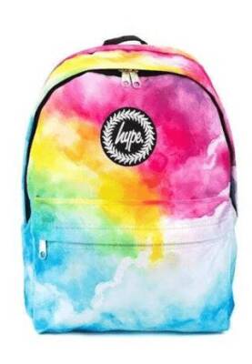 Hype 25428 Renkli Desenli Sırt Çantası - 1