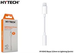 Hytech HY-XO43 Beyaz 3.5mm to Bluetooth Lightning Çevirici - Hytech