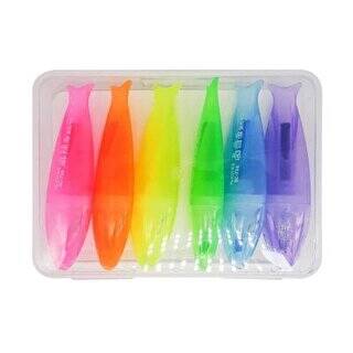 İbiş Balık Şekilli Forforlu Kalem Kutulu 6 Renk BC-736 - 1