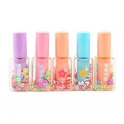 İbiş Oje Şekilli Pastel Forforlu Kalem 5 Renk F-6601-5 - İbis Oyuncak