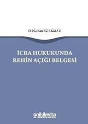 İcra Hukukunda Rehin Açığı Belgesi - On İki Levha Yayınları
