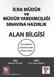 Akademi Consulting Training İcra Müdür ve Müdür Yardımcılığı Sınavına Hazırlık Alan Bilgisi - 1