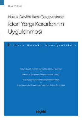 İdari Yargı Kararlarının Uygulanması - 1