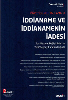 İddianame ve İddianamenin İadesi - 1